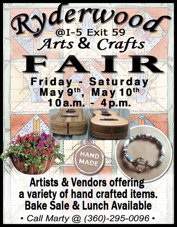 May 2014 Ryderwood Craft Fair Poster